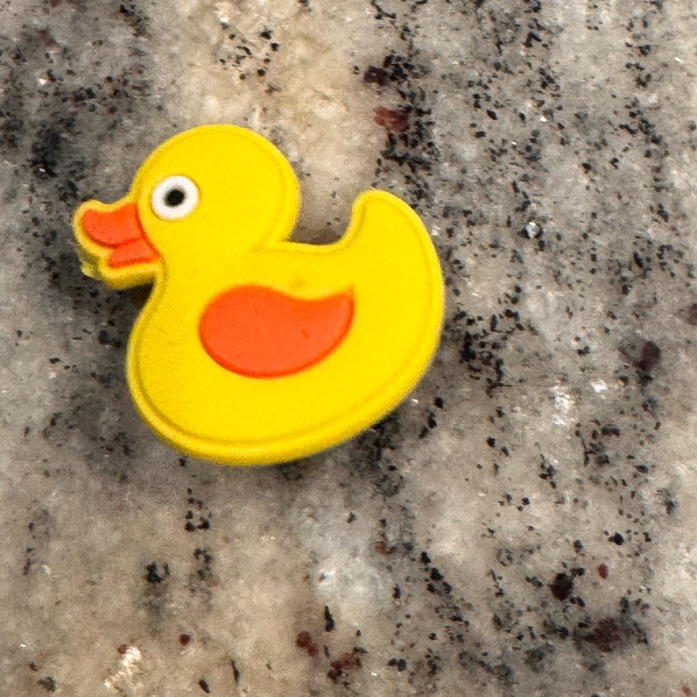 Yellow Duck croc shoe charm